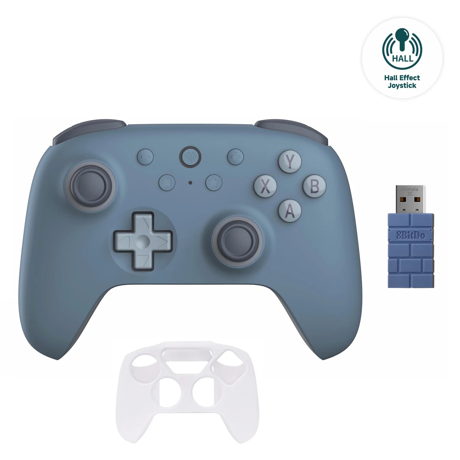 8BitDo Ultimate 2C Wireless Gaming Controller New Color Gamepad Joystick for PC Windows 10/11 Steam Deck Raspberry Pi Android
