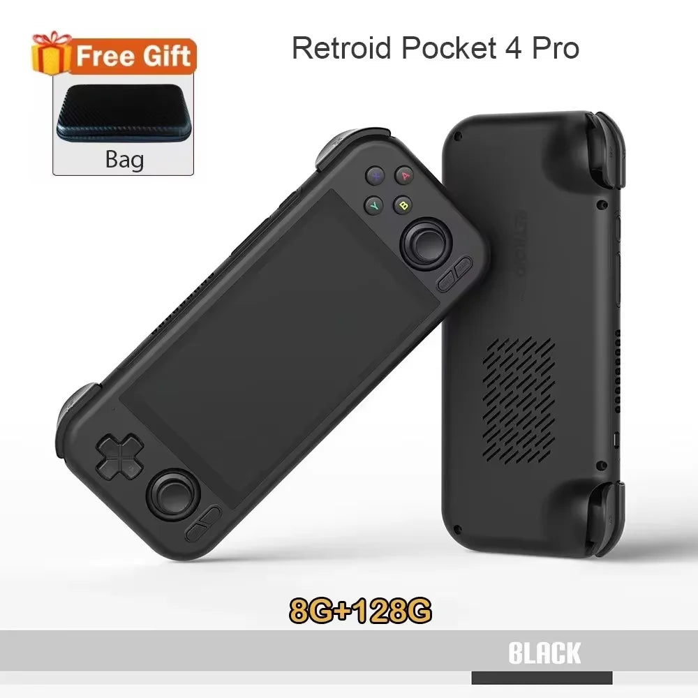 Retroid Pocket 4 Pro Handheld Video Game Console 4.7" 8G128GB WIFI6.0 RP4 Android 13 512g Console PSP PS2 Video Game Player Gift
