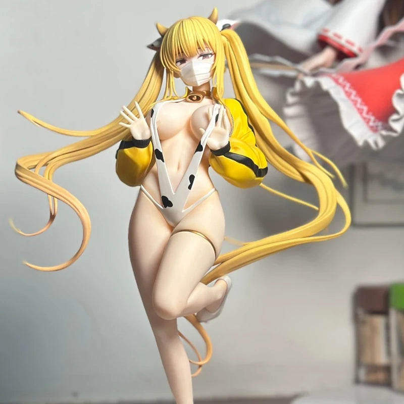 Genuine Ensoutoys Original Lily Lily Dairy Cow Ver. 24cm Pvc 1/7 Figures Cow Clothes Models Toys Collectibles Gifts