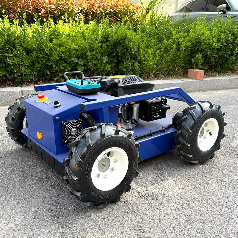 CustomizedRemote Control Lawn Mower Brush Cutter Engine Lawn Mower Caterpillar Lawn Mower