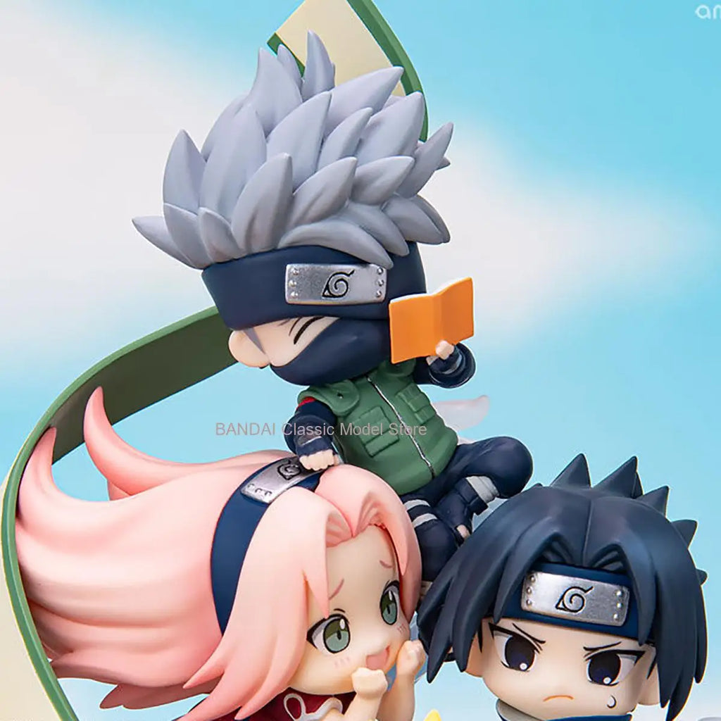 100% MegaHouse FigUnity Naruto Original Shippuuden Uzumaki Naruto Haruno Sakura Hatake Kakashi Uchiha Sasuke Collection Series