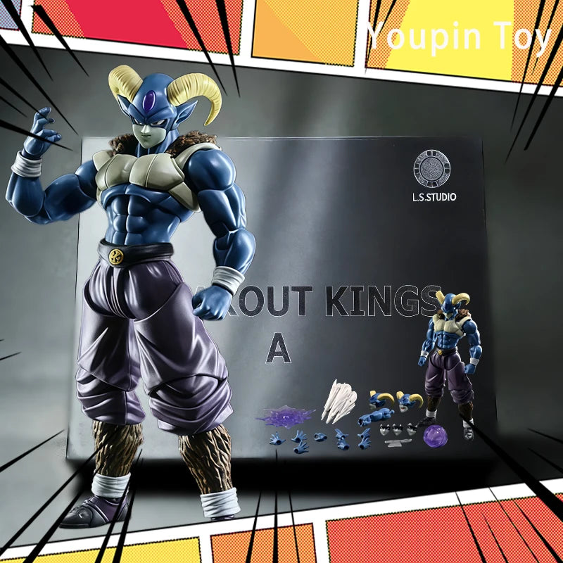 In Stock L.S.Studio Dragon Ball Super Moro Action Figure Breakout Kings A B Anime Figures Figurine Model Free Bracket Toys Gifts
