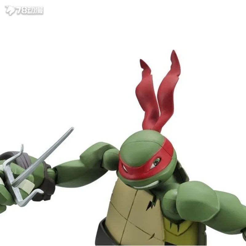 Kaiyodo Original Zolgear Teenage Mutant Ninja Turtles Raphael Anime Figures Toys for Boys Christmas Gift Collectible Model