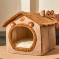 Faltbares Haustierhaus, abnehmbares, waschbares Katzenhaus, Welpenhöhle, Sofa, Haustierbett, Haus für besonders kleine Hunde und kleine und mittelgroße Katzen