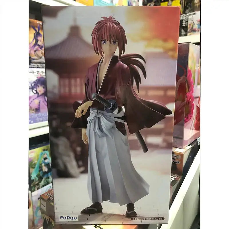 Genuine Furyu Rurouni Kenshin Trio Try It Figure Himura Kenshin Original In Stock Anime Figure Model Collector Figurine Toys