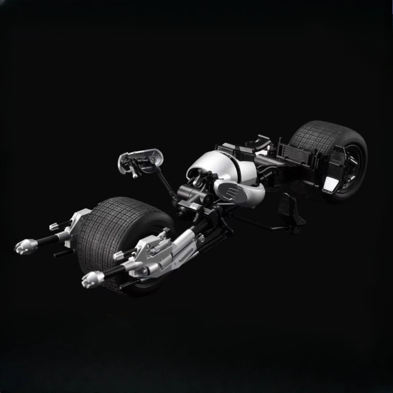 In Stock Modoking 1/12 The Dark Knight Batman Suit Motorcycle Batmobile Assembly Action Figure Collectible Toy Gift