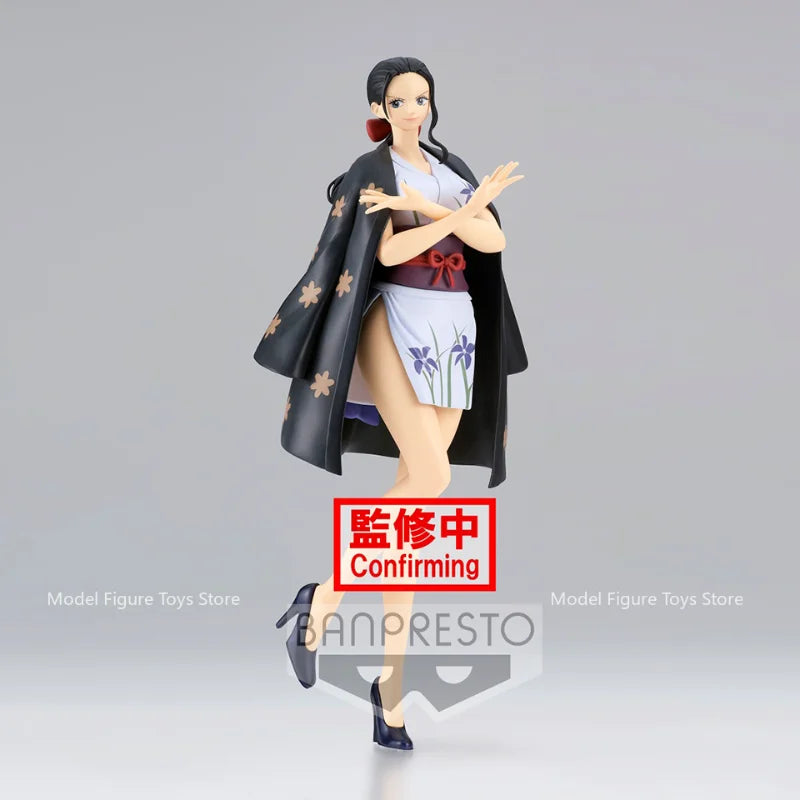 In Stock One Piece Original Genuine Banpreso Glamor 25cm Nico Robin Anime Action Figure of Action Children Toys Children Present