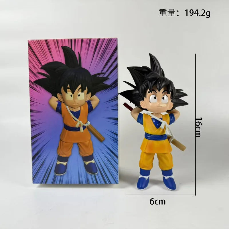 2026 New Q Version Dragon Ball Ssj3 Vegeta Figure  Super Saiyan 3 Goku Action Figures Collection Model Toys Birthday Gifts Decor