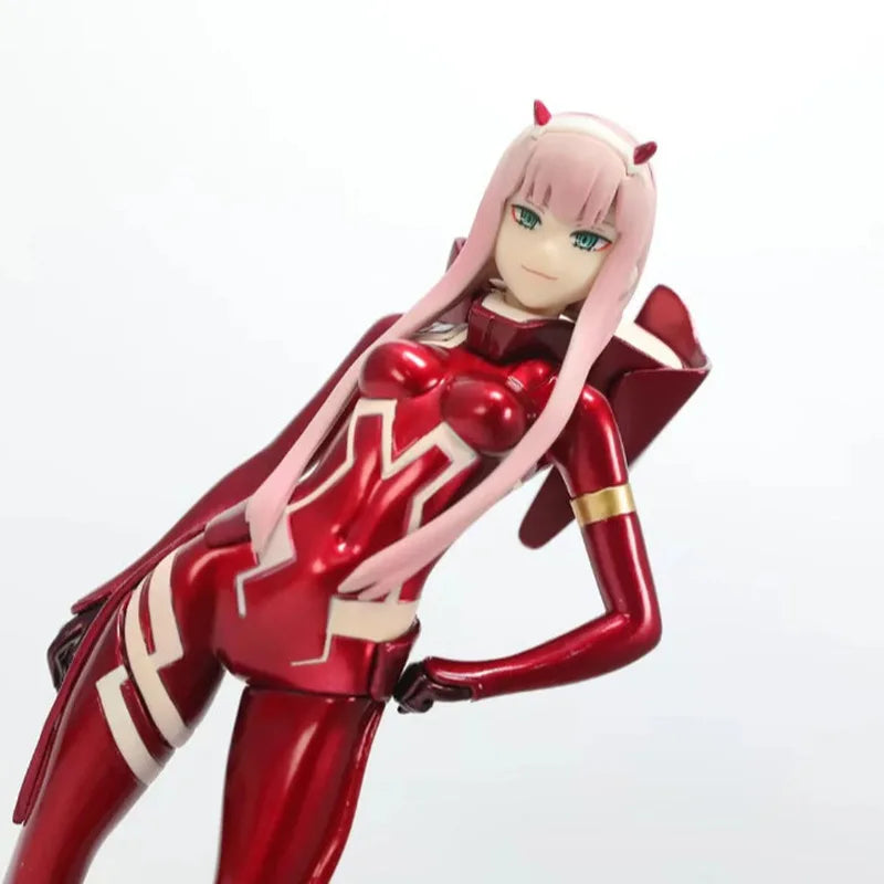 Darling In The Franxx Anime Figure Zero Two 24cm Action Figurine Cartoon Statue Collection Toys Desk Decoration Dolls  Gifts