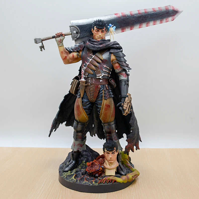 32cm Berserk Guts Anime Figure Guts Berserker Armor Action Figure Berserk Skull Knight Figurine Collectible Model Doll Toys Gift