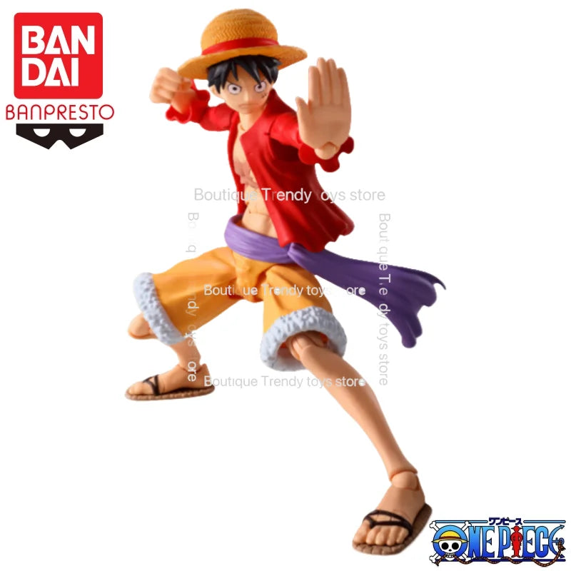 In Stock Bandai Original S H Figuarts One Piece Monkey D Luffy Action Figure Model Doll Brand New Boxed Figure Toys Model Garage