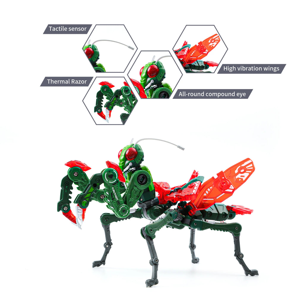52TOYS BeastBox Reaper Deformation Toys Action Figures, Mantis Converting Toys Deformable Original Collectible Gift