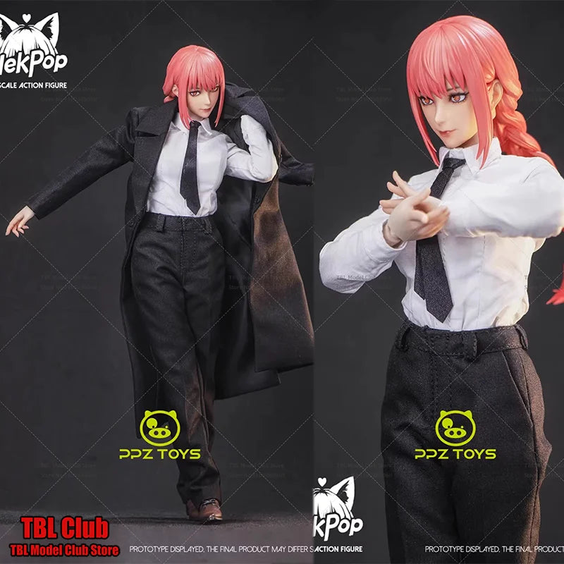 Pre Stock NekPop Studio NEK001 1/6 Scale Chainsaw Man Makima JapanAnime Dominate Demons 12-inch Full Set Action Figure Soldier