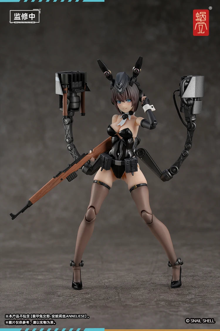 Snail Shell 1/12 Armored Bunny Annelis ANNELIESE Action Figure Model Toys