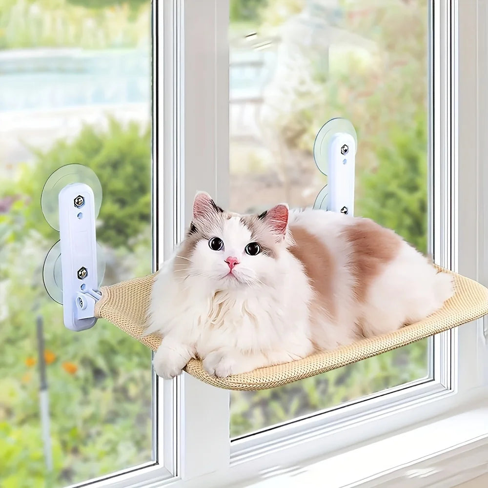 Cat hanging nest super suction cup swing sun can be removed and washed mattress windowsill glass hanging bed pet supplies