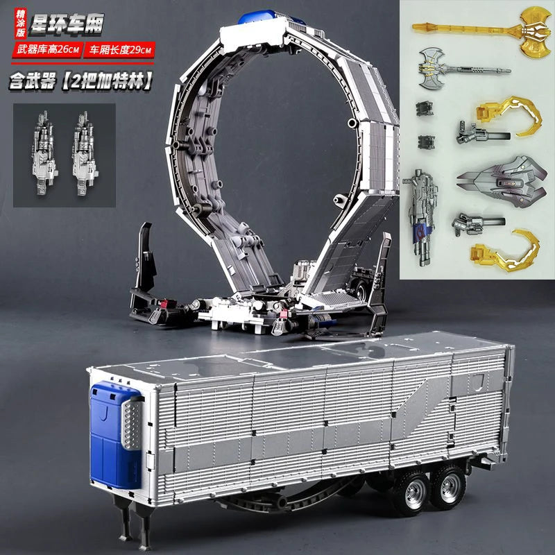 Transformationsspielzeug Baiwei Optimus Commander Robot TW1022 Anhänger Modell CY01 Taktischer Container TW1122 Action Deformationsfigur
