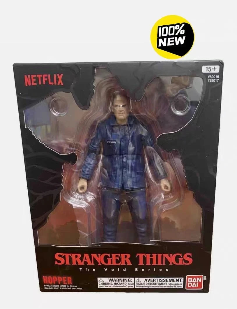 Bandai Movable 11-inch Netflix Stranger Things Big Devil Piranha Anime Model Toys for Boys Gifts Original Box