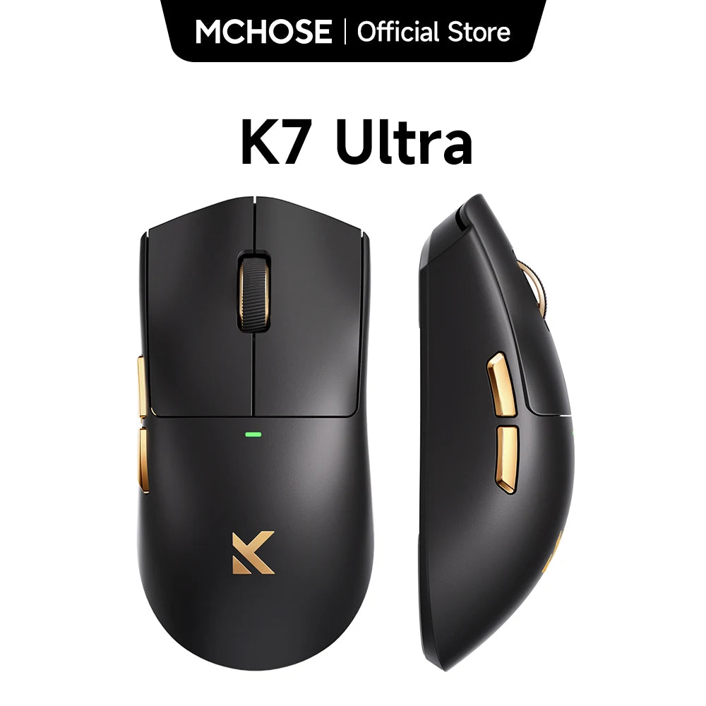 MCHOSE K7 Ultra Безжична Геймърска Мишка PAW3950 Двойна 8K Polling Rate Лека Магнитна Безжична Зареждаща Докинг Станция Електронни Спортове Офис