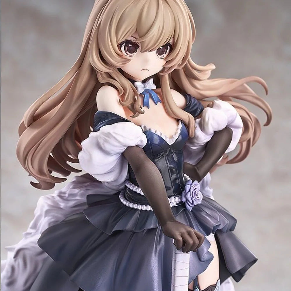 In Stock Luminous Box Original Genuine Toradora! Aisaka Taiga 1/7 Dress Ver. 23cm Anime Girl Collections Model Toy Figures Gift