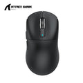 X3 PixArt PAW3395 Bluetooth-Maus, 2,4 G Tri-Mode-Verbindung, 26000 dpi, 650 IPS, 49 g leichte Makro-Gaming-Maus