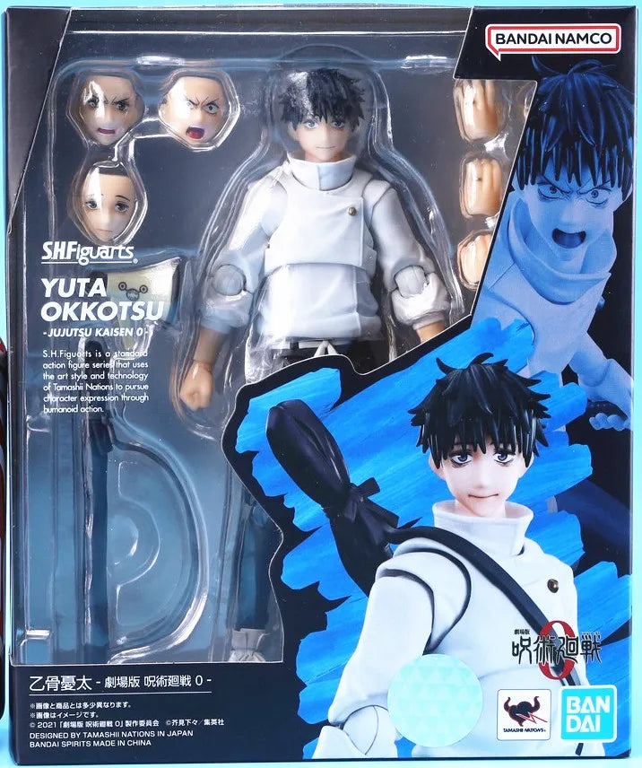 Bandai Original Jujutsu Kaisen Figure Gojo Satoru Itadori Yuji Fushiguro Megumi Kugisaki Nobara Anime Model Toy Gifts