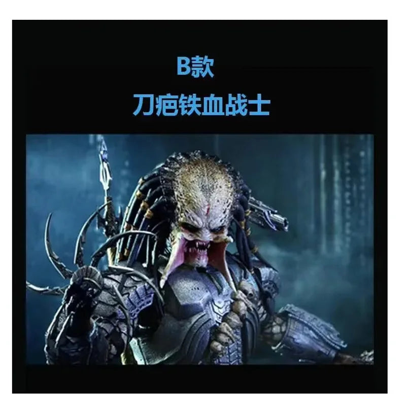 New 1/6 Scale The Predator Action Figure Scar Predator MMS190 PVC Hot Toys For Man Gift For Birthday Doll Anime Figure Model