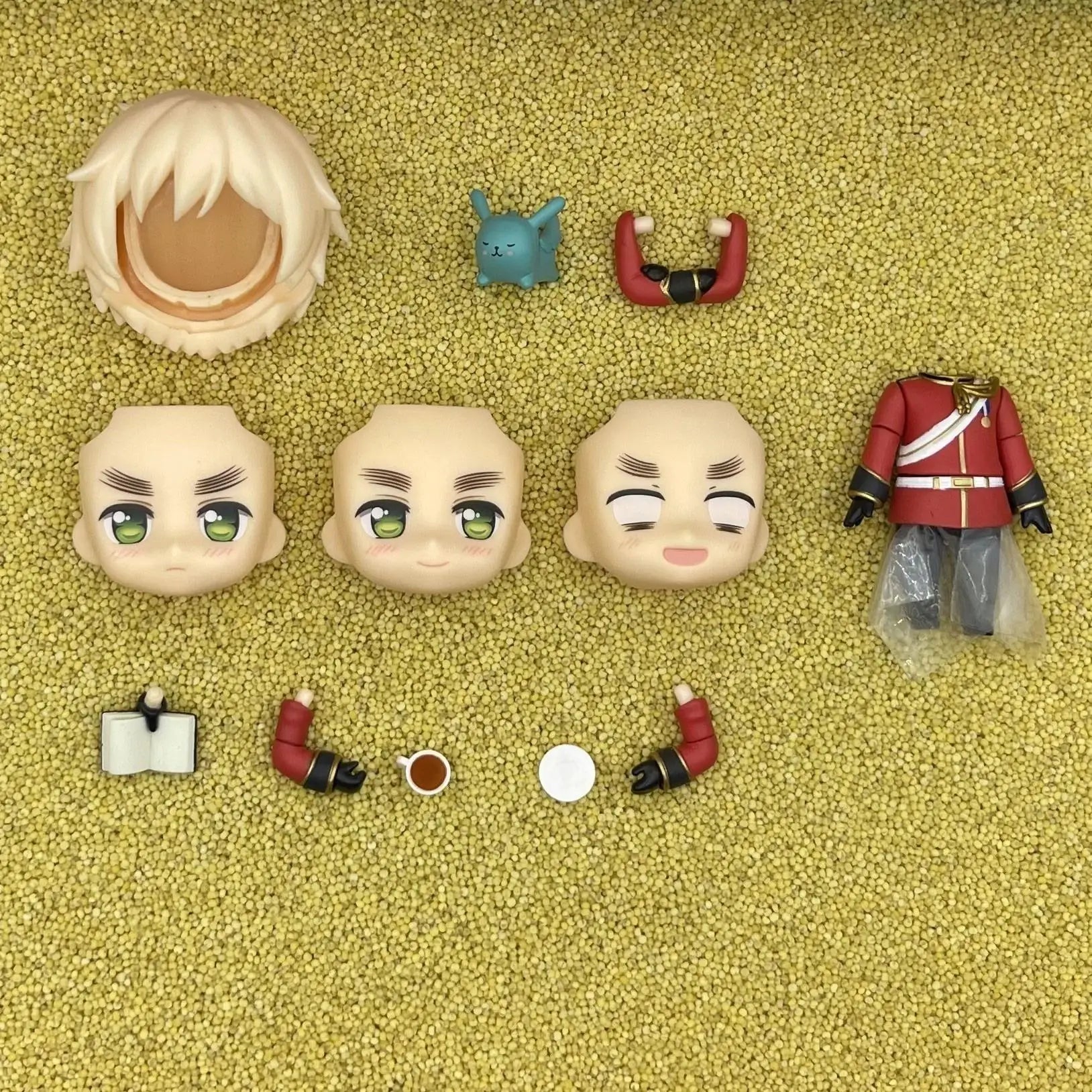 eluosi GSC Clay Man Face doll face hair doll accessories