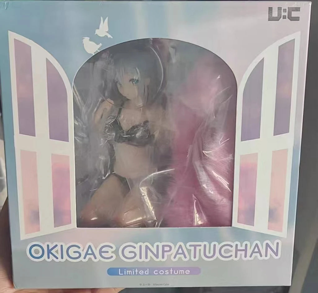 +In Stock Original UnionCreative Okigae Silver Hair - Sky Blue Morning - Limited Costume Ver 15cm Anime Figures Toys Ornaments