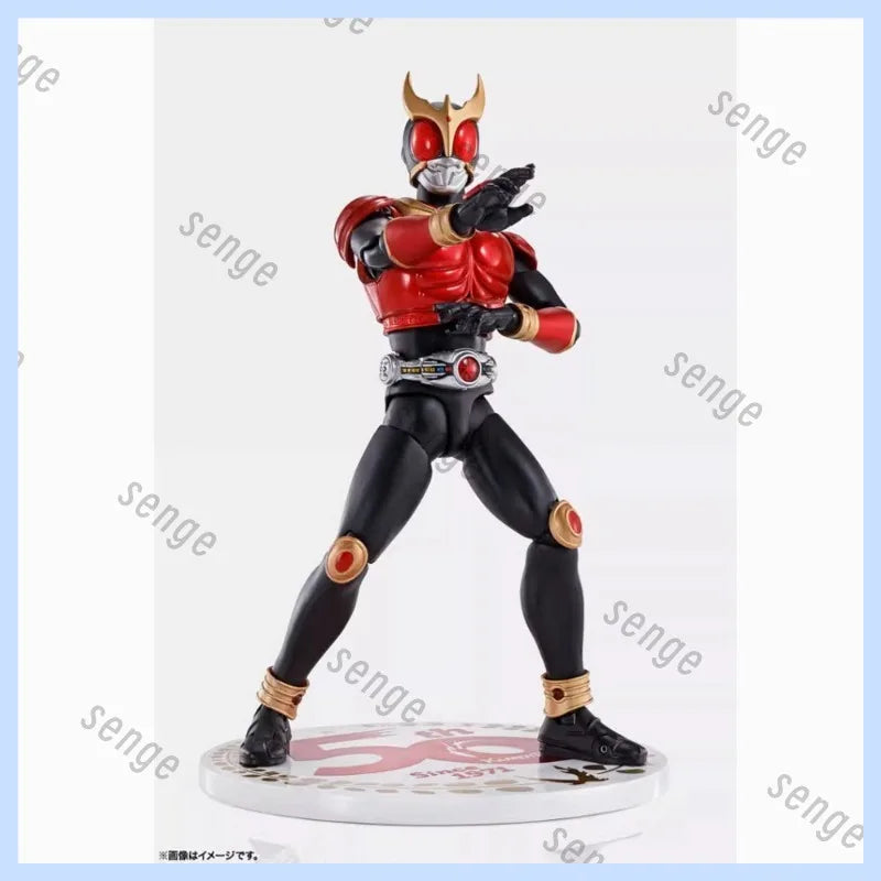 [Genuine stock]BandaiSHF real bone carving Kamen Rider Kuuga Almighty form 50th anniversary commemorative edition movable figure