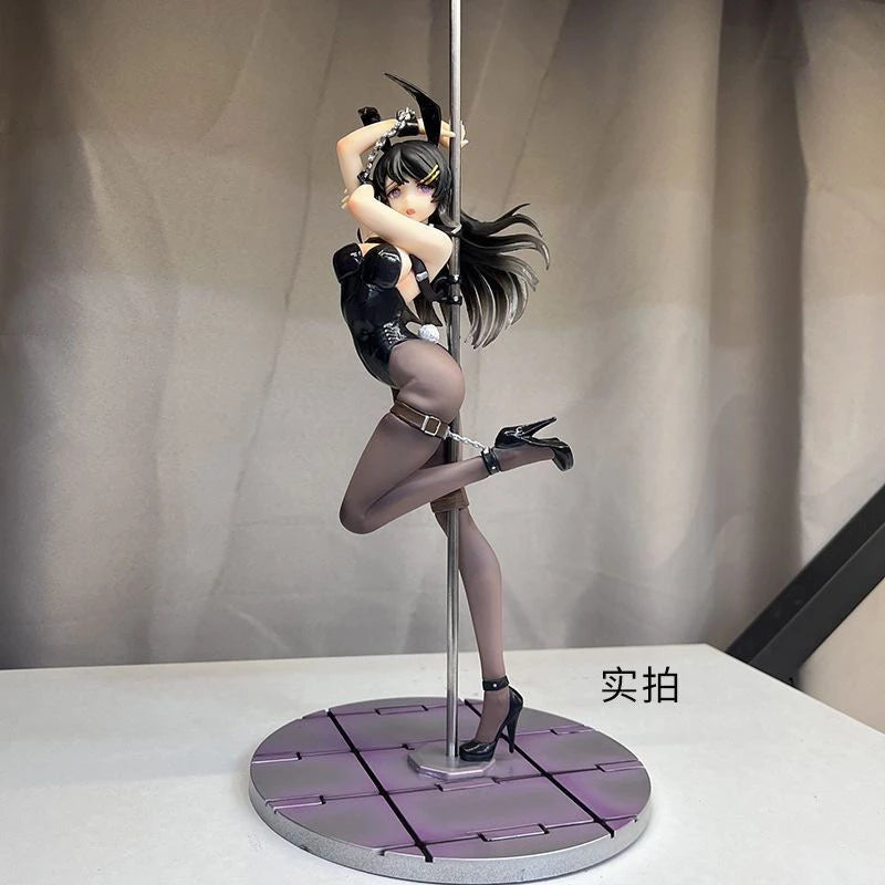 In Stock 30cm Anime Mai Sakurajima Bunny Girl Action Figure Sexy Bunny Girl Figure Adult Collection Model Doll Toys Gift
