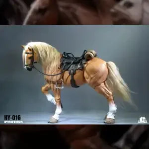 In Stock 23cm Fish Toys Horse Aciton Figure  1/12 Pvc Model Waste Land Series Panchromatic Horse Animal Statue Customized  Toys