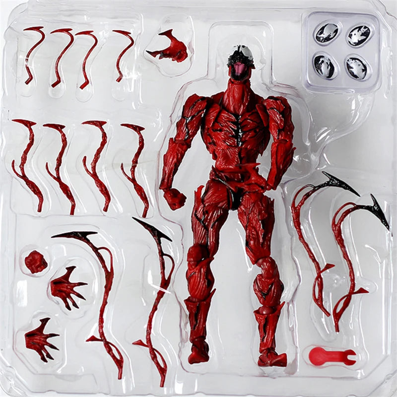 Revoltech Yamaguchi Figures Black Panther Action Figure Deadpool Venom Model King of Wakanda Black Panther T Challa Toys