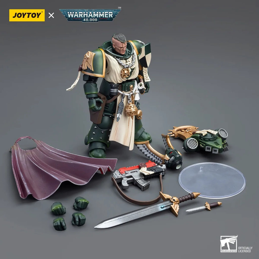 【На склад】 JOYTOY Warhammer 40K 1/18 Екшън фигурка Dark Angels Master Lazarus Модел играчка момче подаръци 3.75 инча