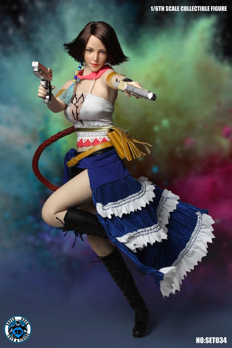 SUPER DUCK SET034 1/6 Scale Yuna Cosplay Action Figure Accessories For 12-inch Female Soldier Collection Dolls Model Hobby Gifts