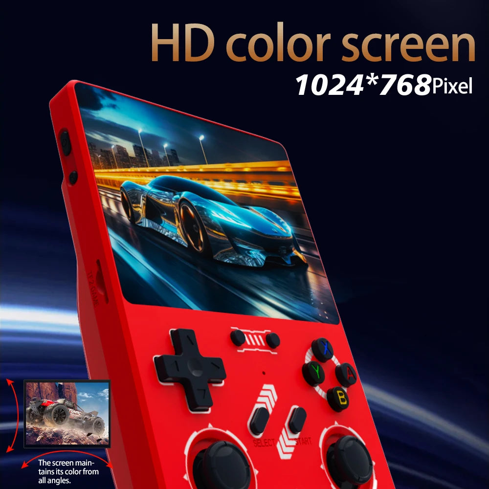 New R40XX Portable Gaming Console - Linux OS 4.2-inch IPS Display 4000mAh Battery Open-Source System (ArkOS) Retro Gaming Consol