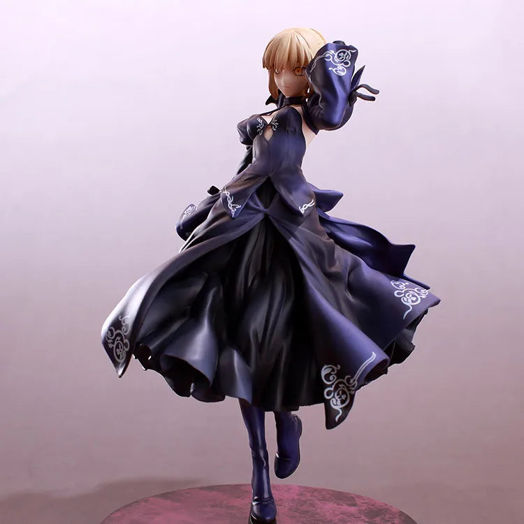 25CM Fate Zero Fate Stay Night Black Saber Arturia Pendragon Фигура за действие Колекция играчки Коледен подарък