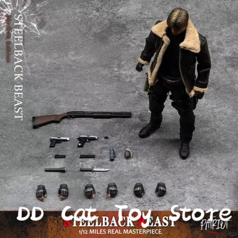Patriot Studio Steelback Beast 1/12 Miles Real Masterpiece Resident Evil Leon S. Kennedy Collectible Anime Figure Gift
