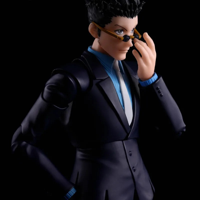 Fast Shipping Bandai Anime HUNTER×HUNTER SHF LEORIO Original Movable Model Toys Action Figure Collectible Ornaments Children Kid
