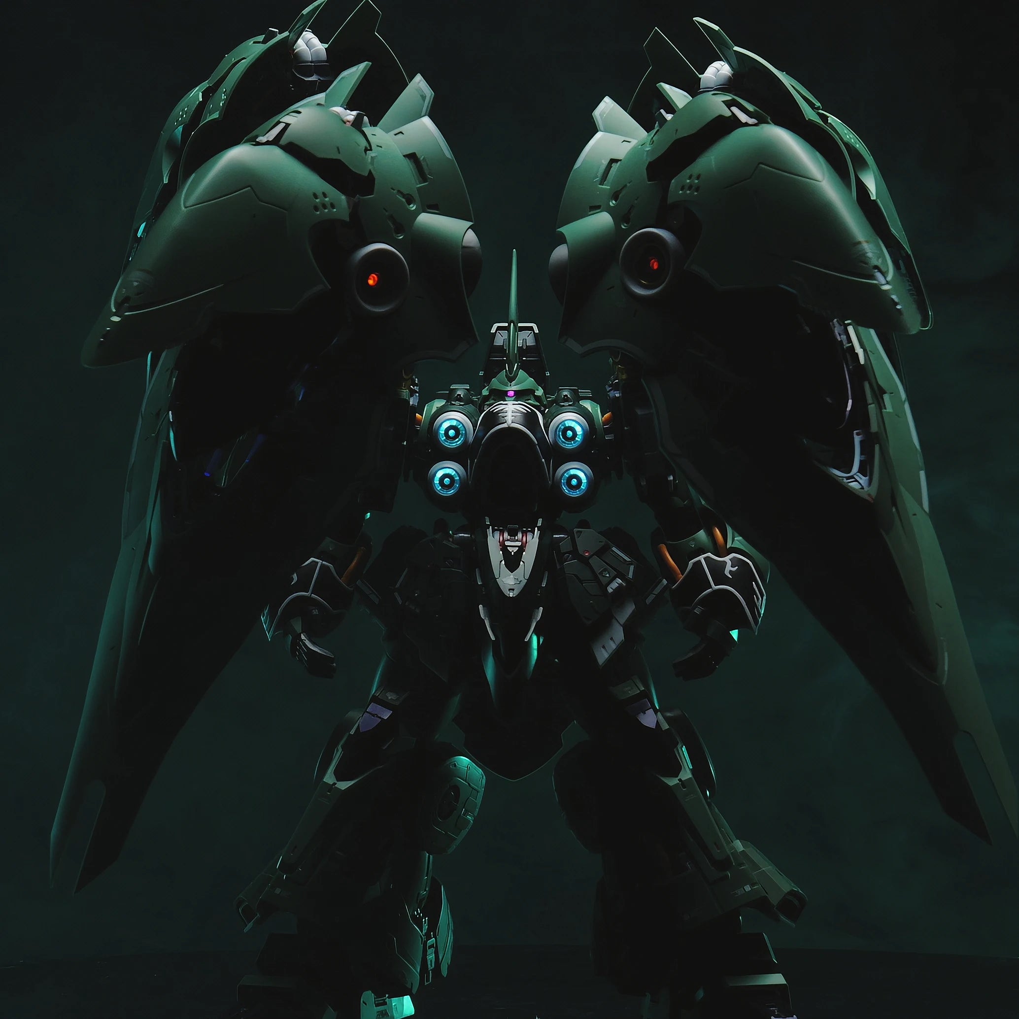 In Stock AXIS MODEL WORKS OSIRIS AERIAL DOMINATOR 1/100 Assembling Movability Model Toys Mecha NZ-666 Kshatriya LED LIGHTING KIT