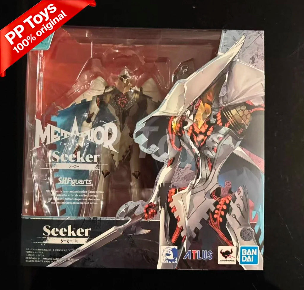 In Stock BANDAI Original Box S.H.Figuarts METAPHOR ReFantazio SEEKER SHF Action Figure Model Toy Gift for Kid Foam Box Packaging