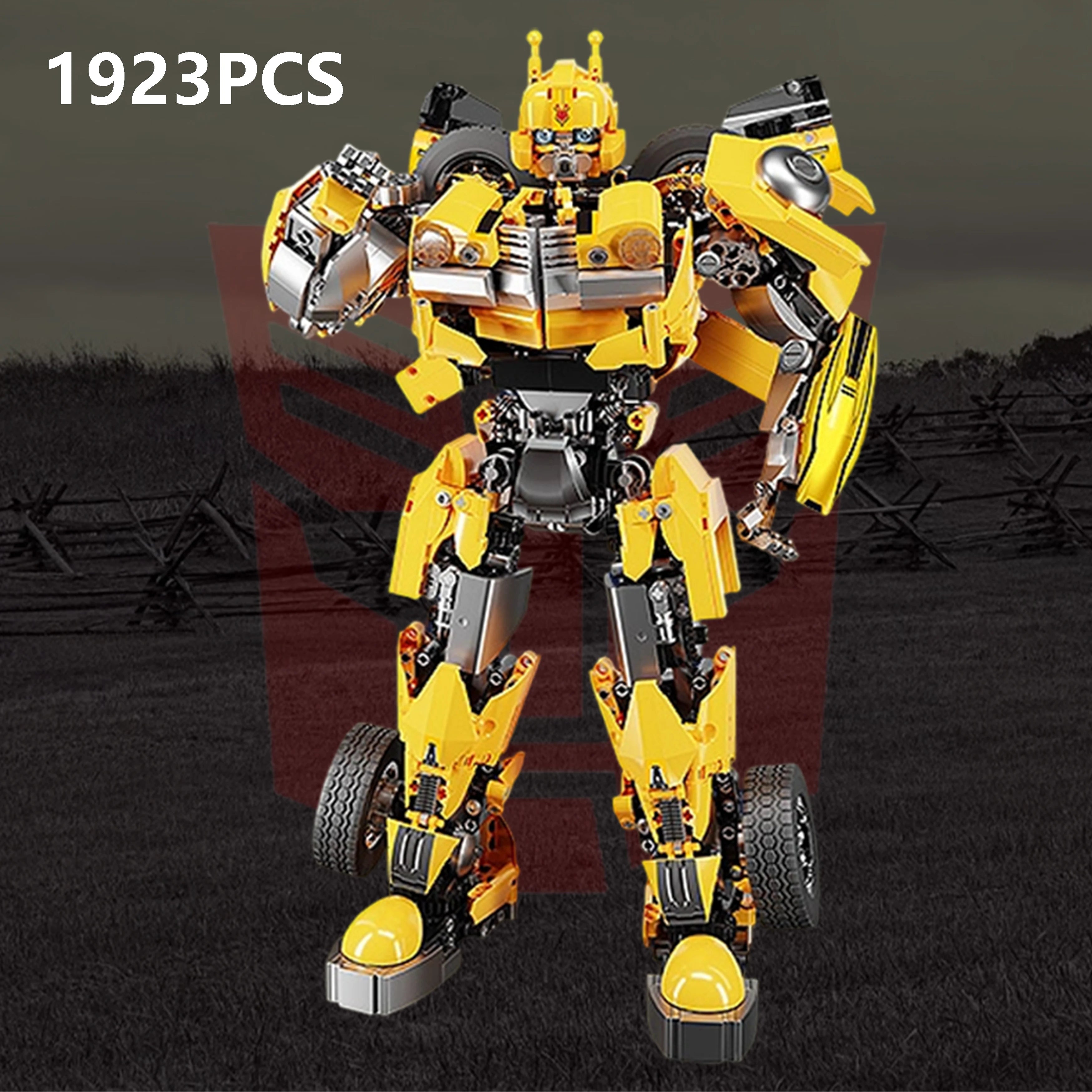 1923PCS B-127 Робот Екшън Фигурка Комплект Строителни Блокове Модел Класически Научнофантастичен Герой Направи си сам Играчка за Сглобяване, Креативен Подарък за Деца
