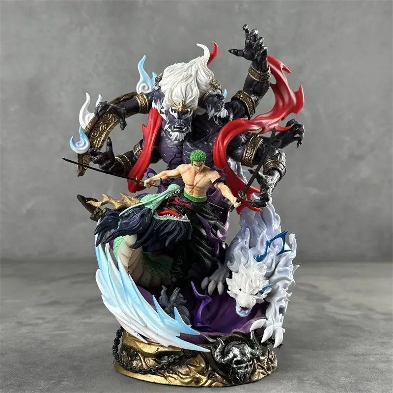 23cm One Piece Roronoa Zoro Anime Figures Zoro Action Figurine Model Statue Collection Desktop Ornament Children Birthday Gifts