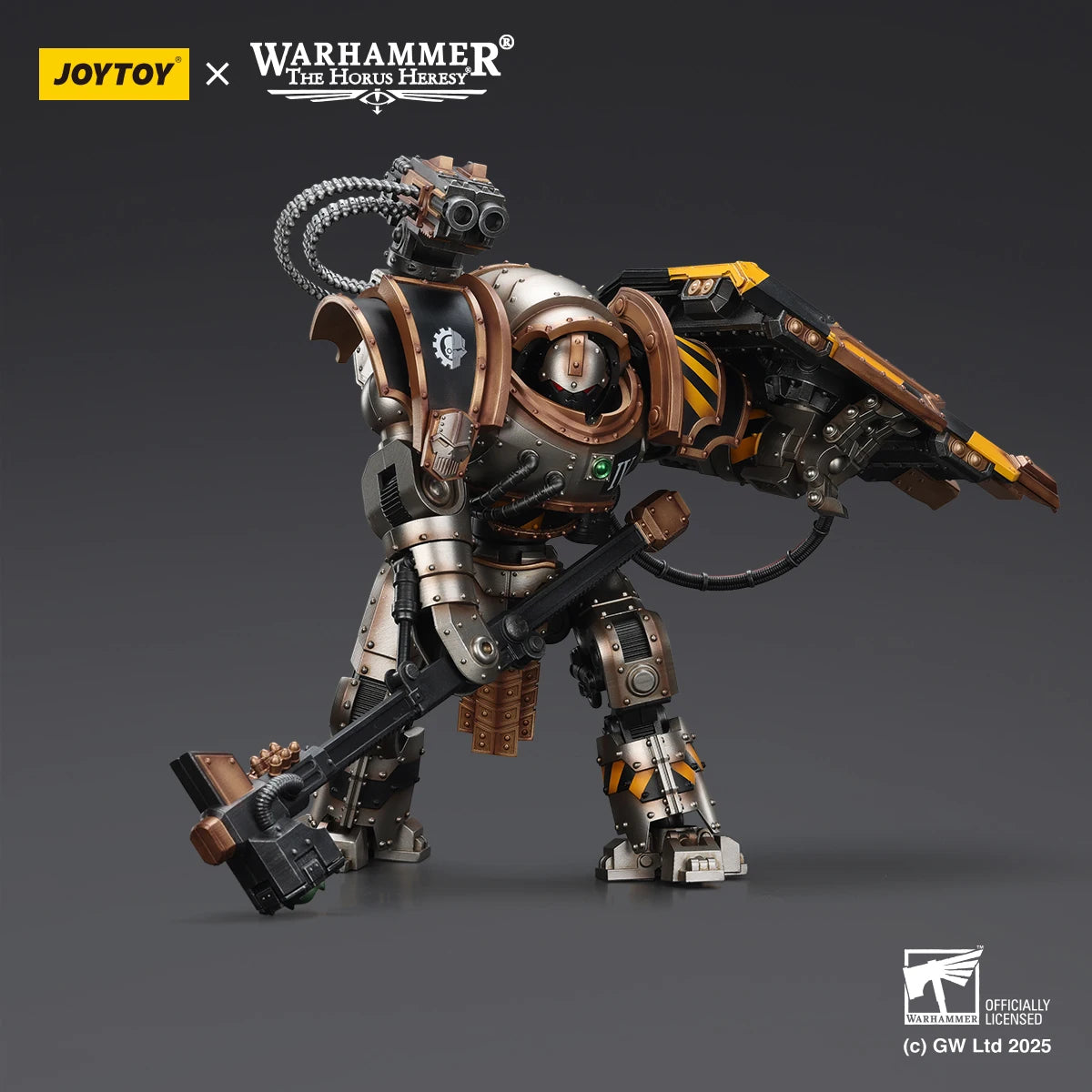 JOYTOY Warhammer 40K 1/18 Iron Warriors Iron Circle Domitar-Ferrum Class Battle-automata Action Figure Model Toy Collectors