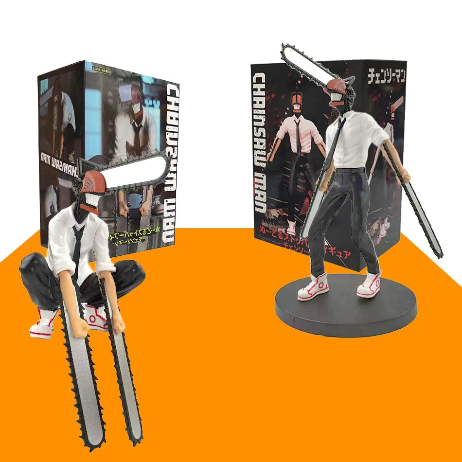 Neue Chainsaw Man Lacey/Power/Denji Anime Actionfigur PVC Chainsaw Man Noodle Stopper Figurine Erwachsenensammlung Modell Spielzeug