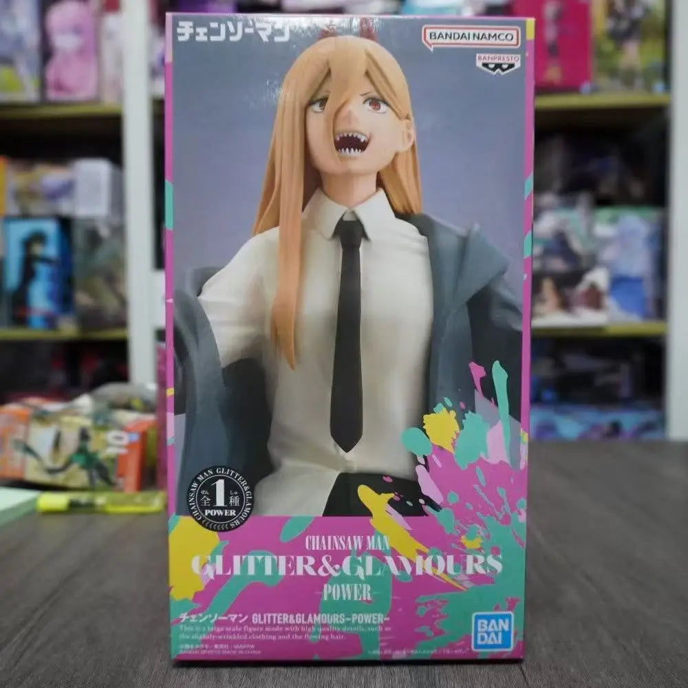 Bandai In Stock Original Banpresto Chainsaw Man Power Figure Anime Action Model Genuine Boxed Toys Gifts