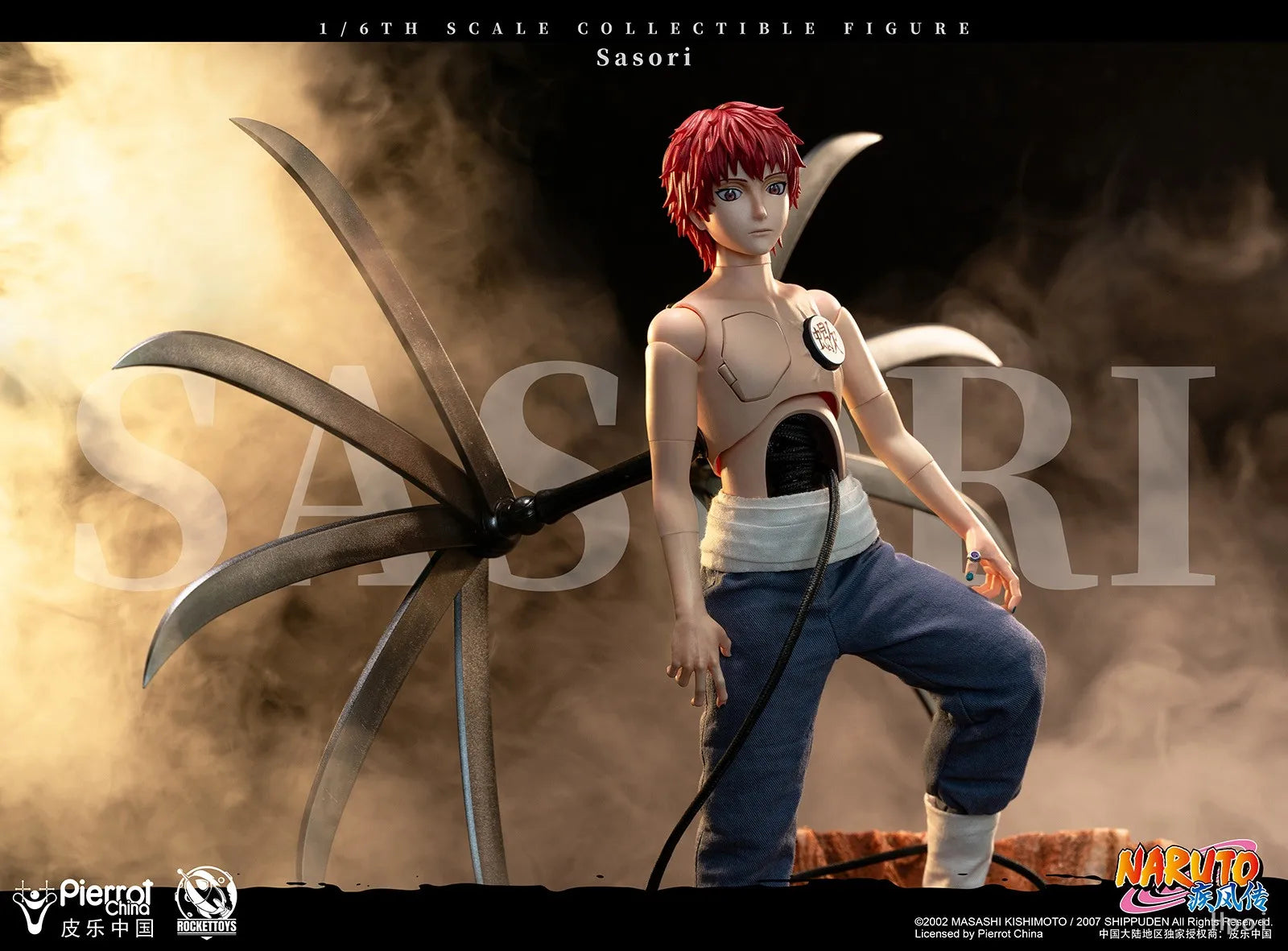 In Stock ROCKET TOYS Sasori ROC-010 Akatsuki Naruto Shippuden 1/6 Scale Soldier Action Figure Anime Model Trendy Toys Doll