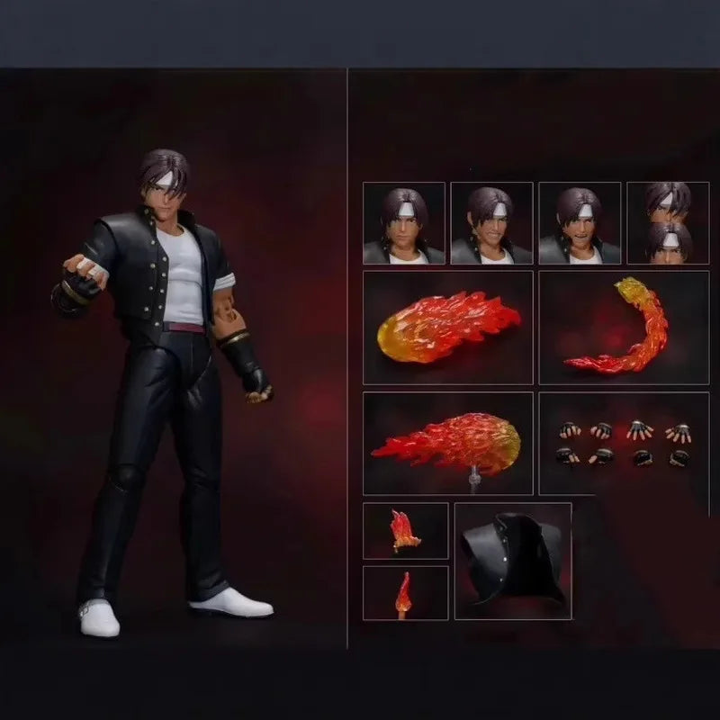19 см Коф Май Кьо Кусанаги Иори Ягами Множество аксесоари Игра Фигурка Модел Статуя Колекция Декорация на плот Орнаменти Играчки