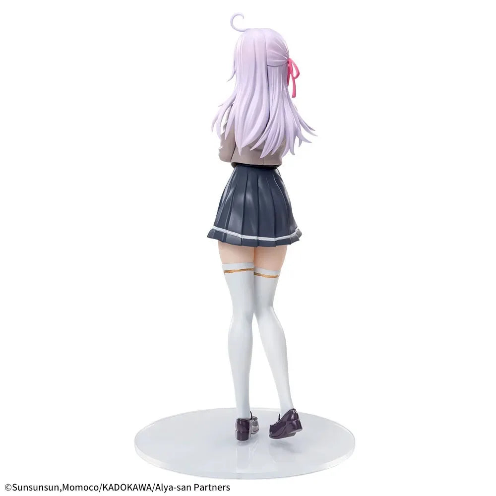 In Stock SEGA Genuine Tokidoki Bosotto Russia-go De Dereru Tonari No Alyasan Alisa Mikhailovna Kujou Luminasta 18cm Model Figure