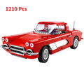 Red Convertible sports car 10321 Building Blocks Sets Suitable For Christmas Gifts Compatible With Legoed Particles