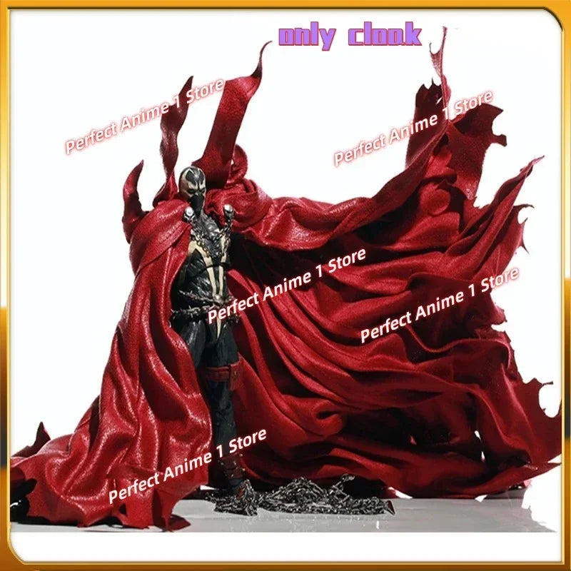 1/12 Spawn Reggae Happy Red Robe Accessory Scarf  Luxury Cloak Cape Robe With Chain Dolls Toys Model Parts No Figure Christmas